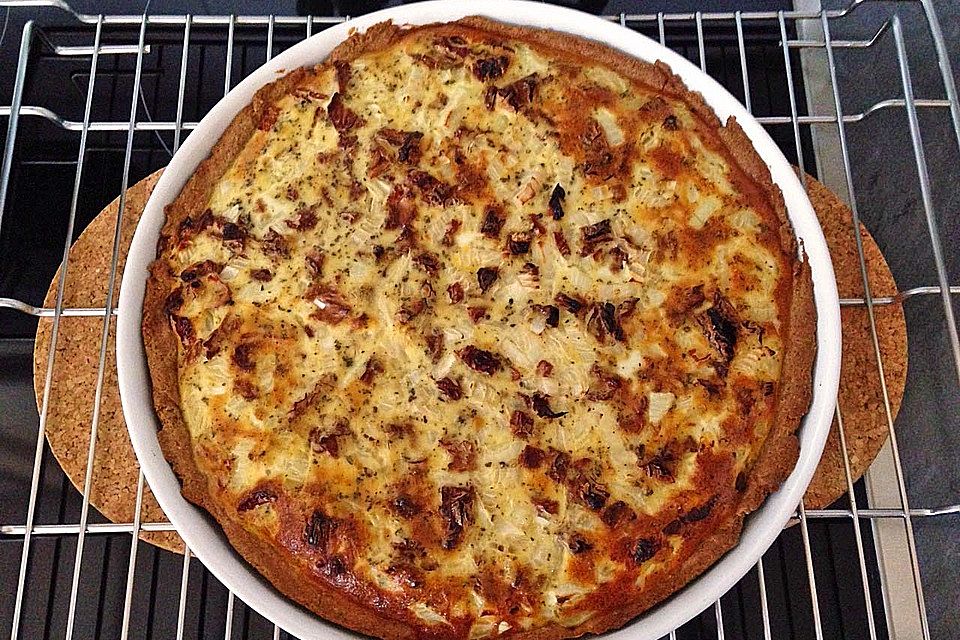 Tomaten-Zwiebel-Quiche