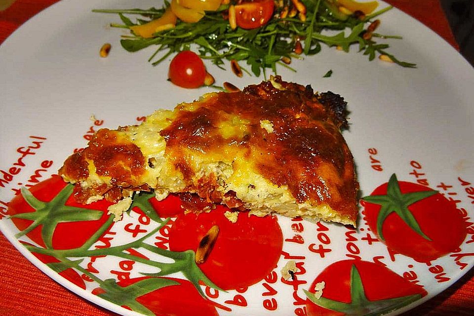 Tomaten-Zwiebel-Quiche