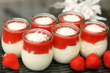 Quarkspeise à la Spaghetti-Eis