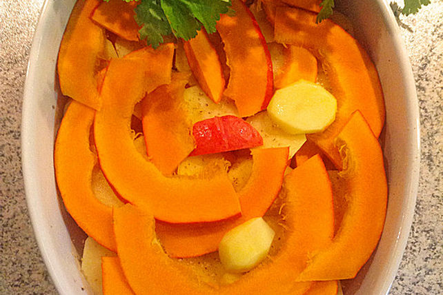 Kartoffel-Kürbis-Gratin von pralinchen| Chefkoch