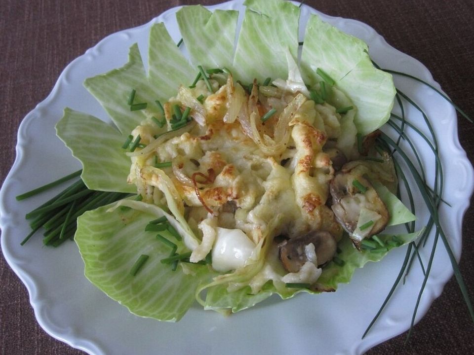 Pilz-Rührei mit Camembert von fette_elfe| Chefkoch