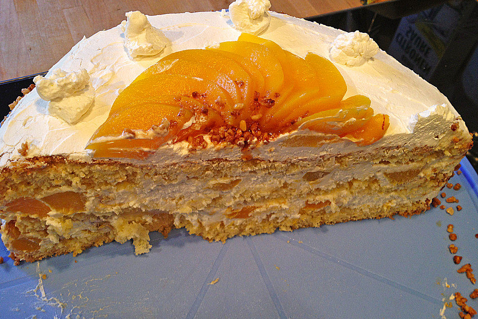 Schnelle - Pfirsich - Quarktorte