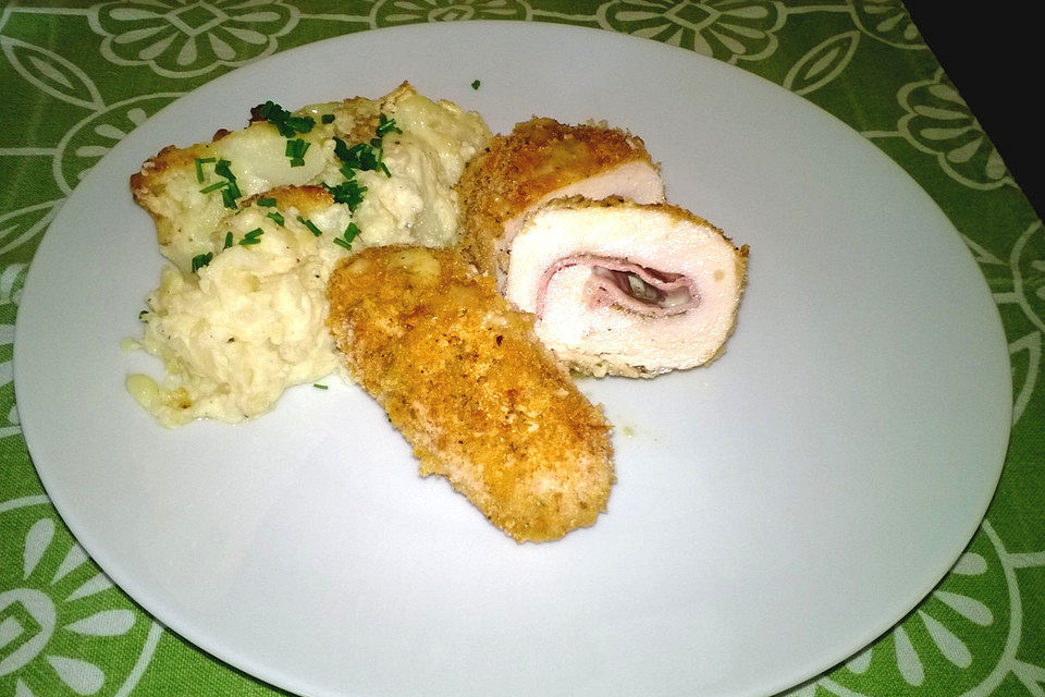 Amerikanisches Hähnchen-Cordon bleu