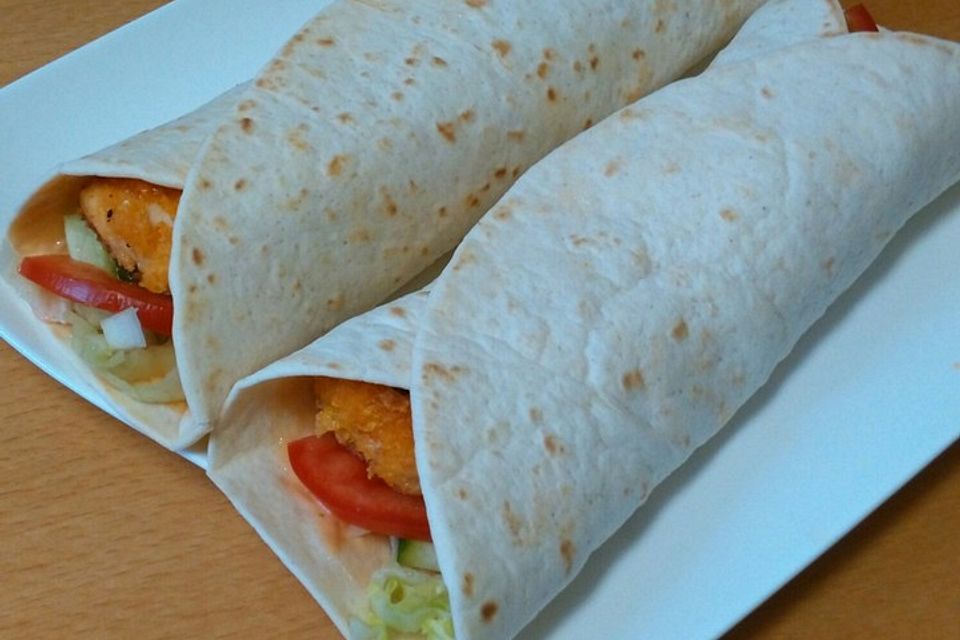 Crispy Chicken Wraps