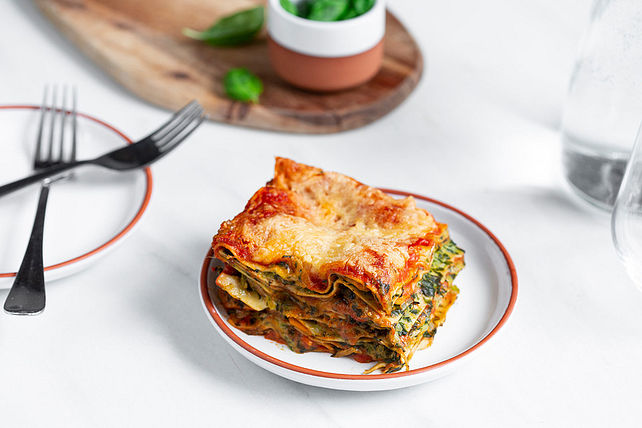 Vegetarische Spinat-Gemüse-Lasagne mit Tomatensoße von Caro_Dame| Chefkoch