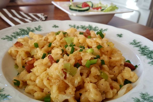 Käsespätzle-Lauch Auflauf von pralinchen| Chefkoch