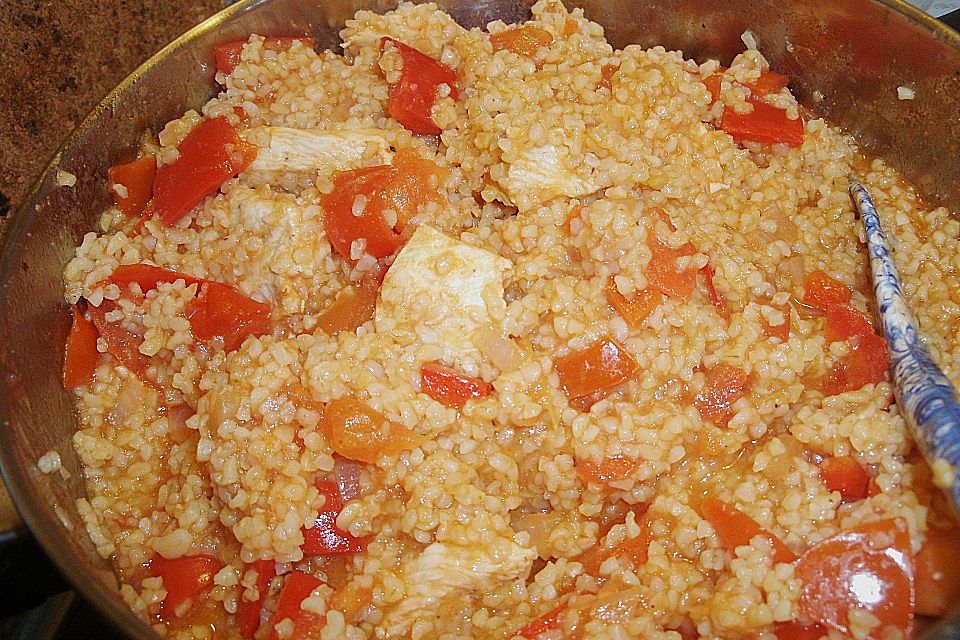 Bulgur mit Geflügel