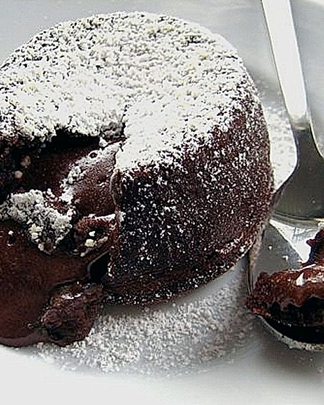Warm Melting Chocolate Cake