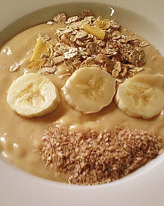 Bananen-Sojajoghurt-Speise