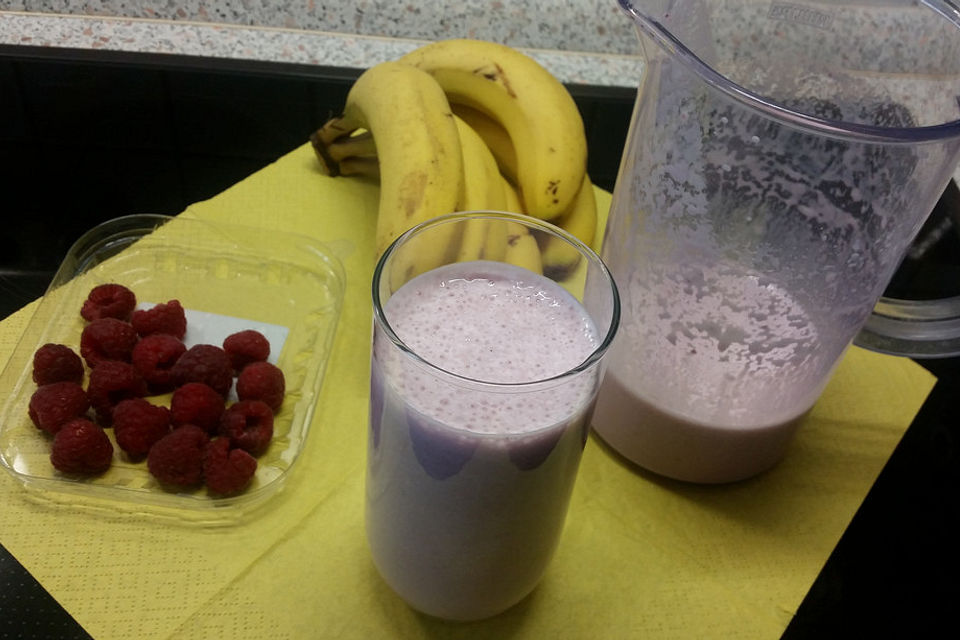 Himbeer-Bananen-Smoothie