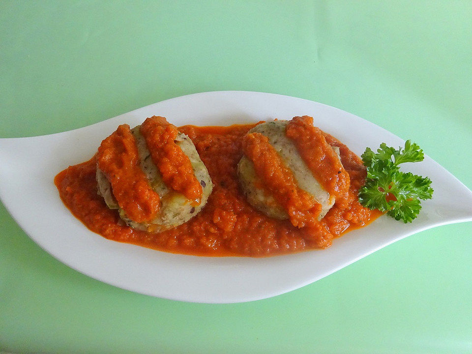 Kartoffel-Lauch-Knödel mit Champignons von mini-mi82| Chefkoch