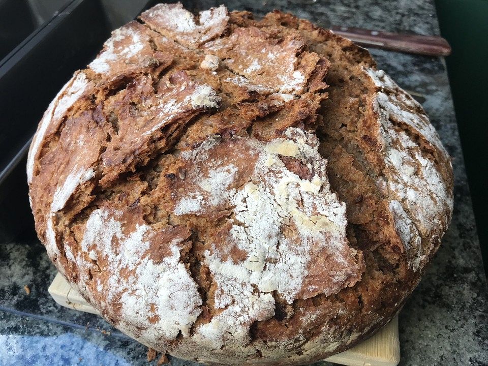 Sauerteig-Brot ohne Kneten von KIKI1302 | Chefkoch