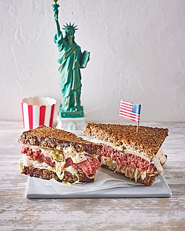 Amerikanisches Reuben Sandwich