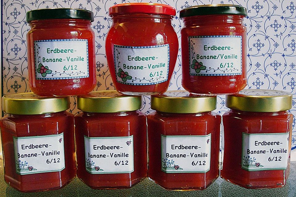 Erdbeer-Bananen-Marmelade