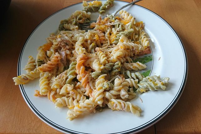 Nudelsalat mit Thunfisch und Mandarinen von pueckchen| Chefkoch