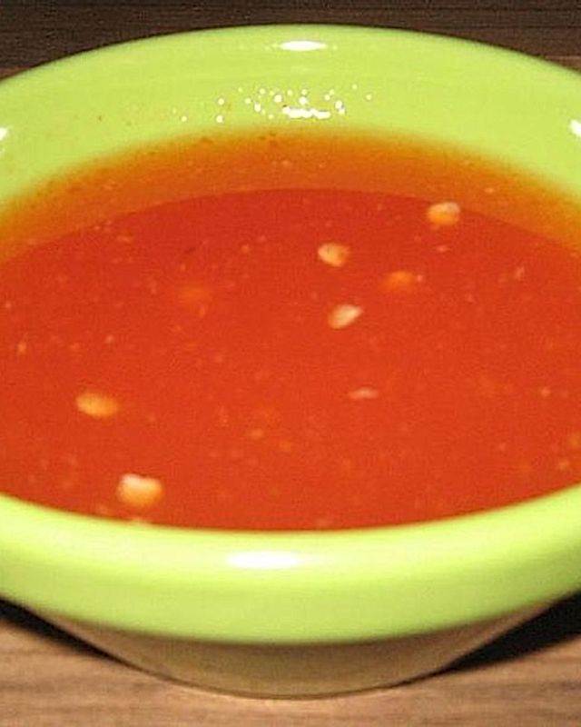 Thailändische Chili-Sauce, scharf