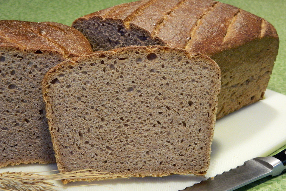 Einfaches Roggensauerteigbrot für jeden Tag