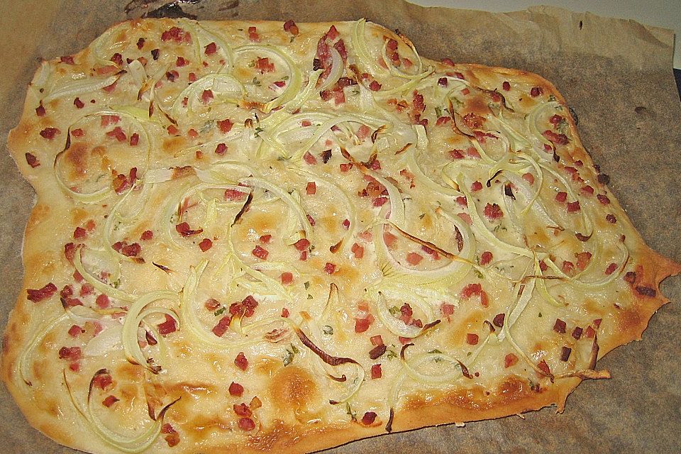 Elsässer Flammkuchen