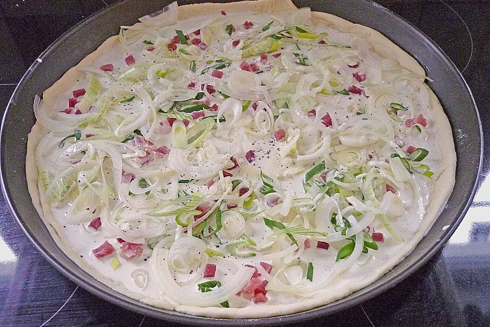 Elsässer Flammkuchen