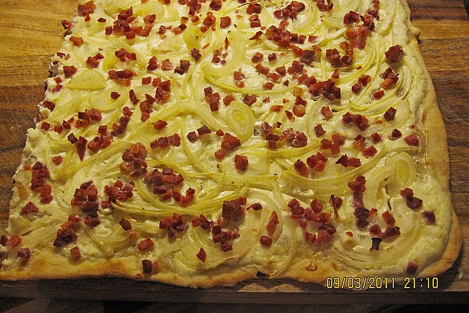 Elsässer Flammkuchen