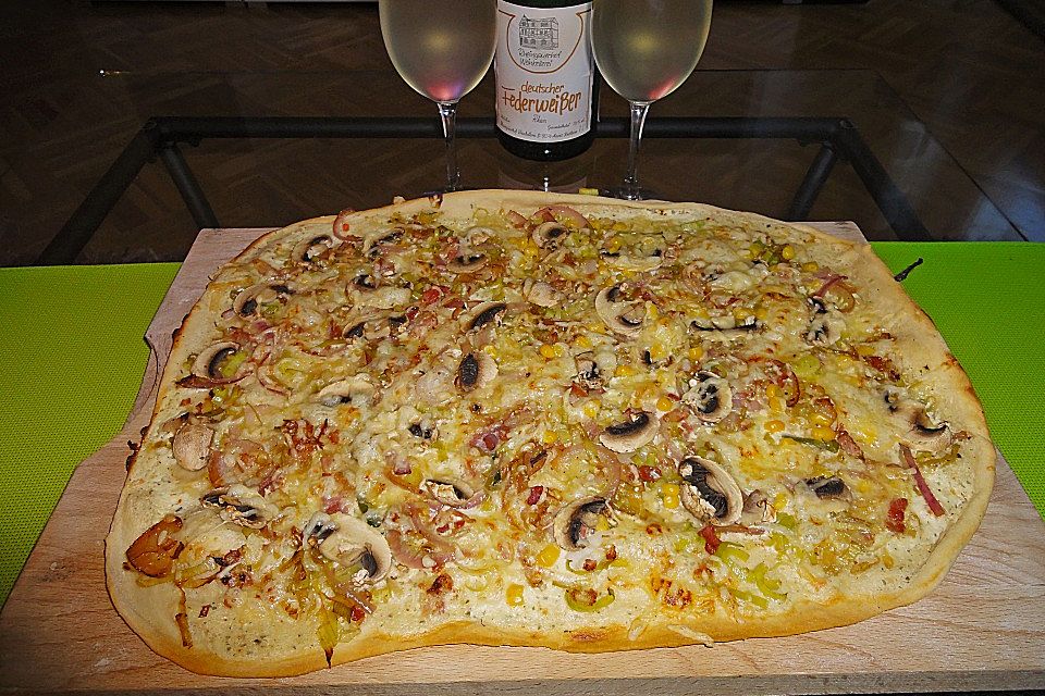 Elsässer Flammkuchen