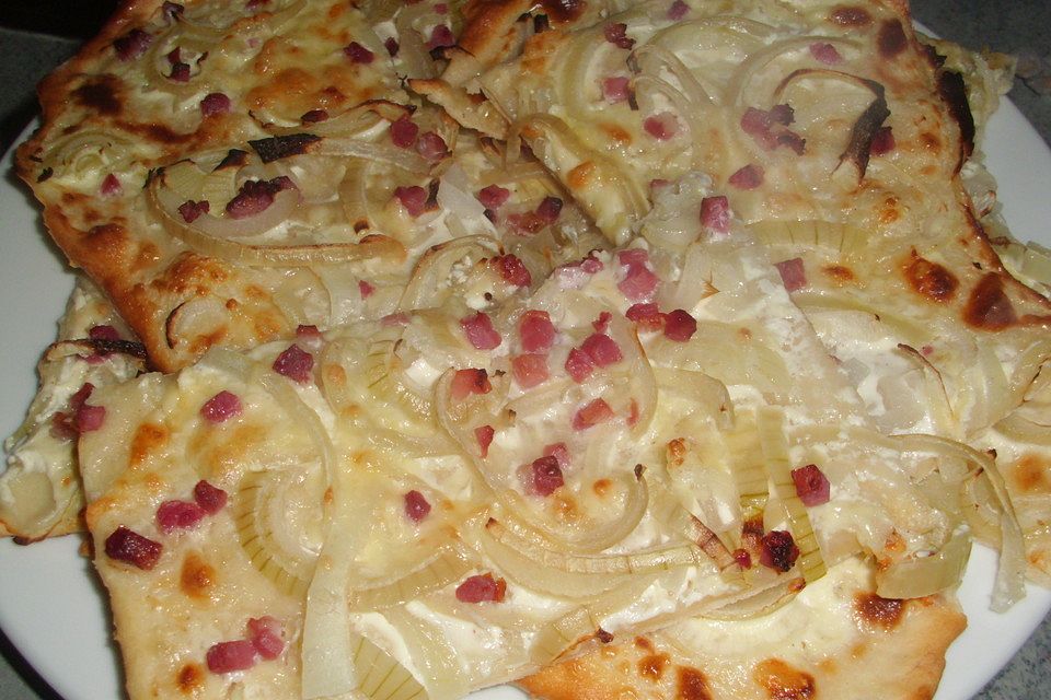 Elsässer Flammkuchen