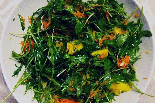 Rucola-Möhren-Mango-Salat von Degufreundin| Chefkoch