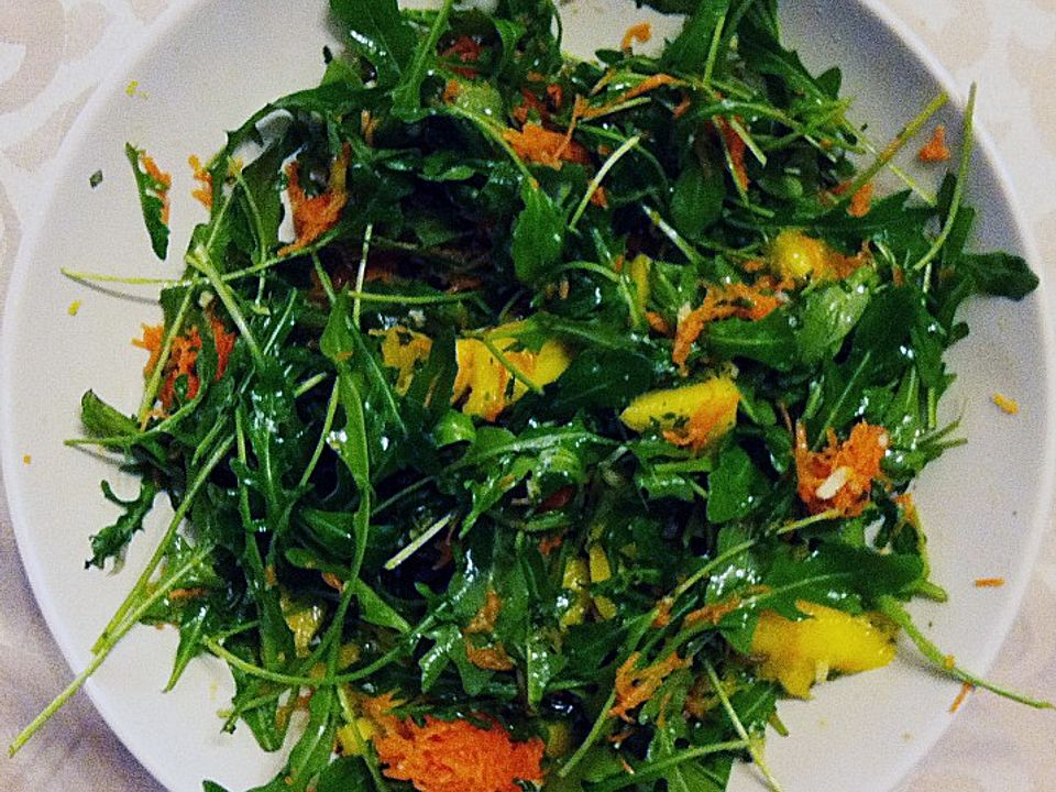 Rucola-Möhren-Mango-Salat von Degufreundin| Chefkoch