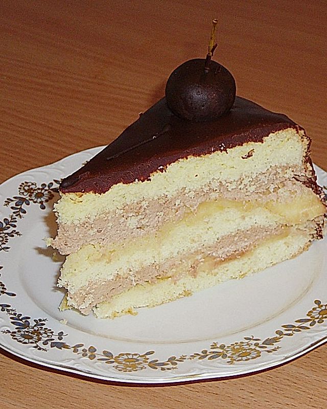 Apfel-Schokoladen-Torte mit Calvados