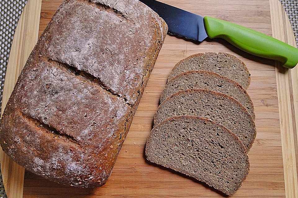 Dinkel-Hanf-Brot