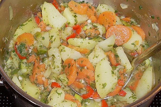 Warmer Gemüsesalat von abcine| Chefkoch