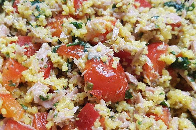 Couscous-Salat Mit Thunfisch Von Diejordans| Chefkoch