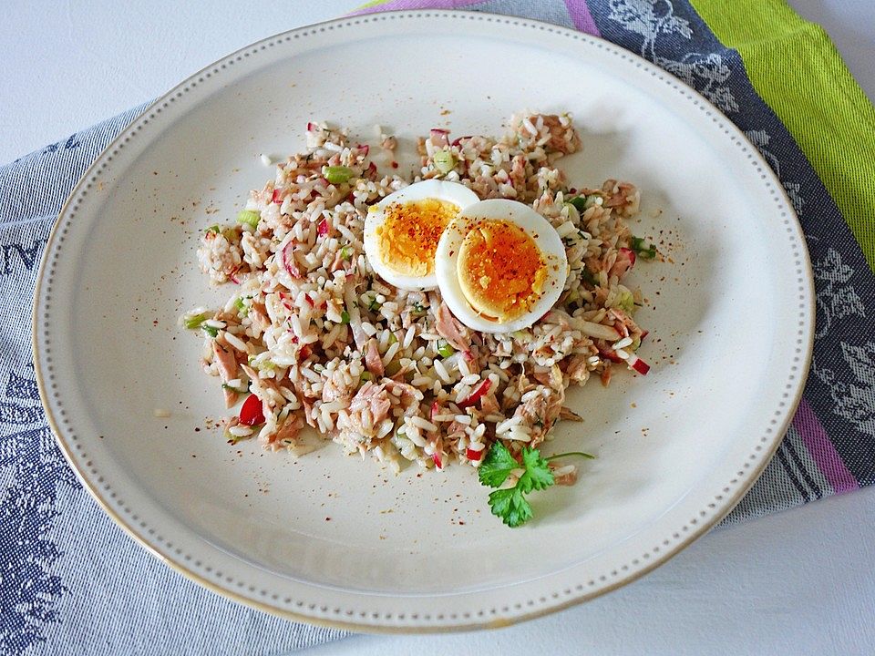 Reissalat mit Thunfisch von Estrella1| Chefkoch