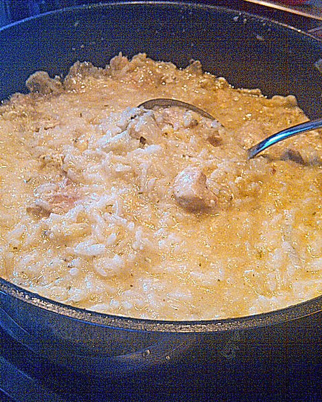 Fruchtige Curry-Reis Pfanne mit Banane und Joghurt
