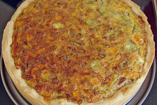 Kürbisquiche vom Blech von rose38| Chefkoch