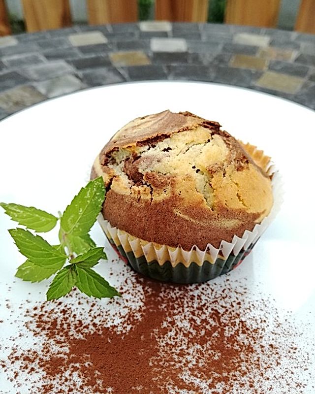 Marmor-Nutella-Muffins