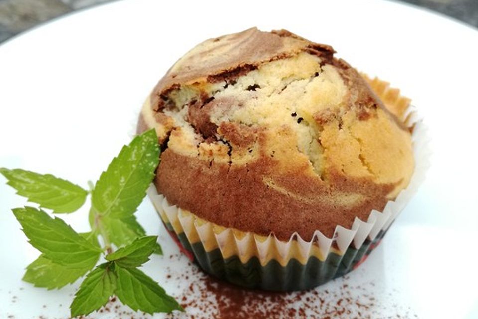 Marmor-Nutella-Muffins