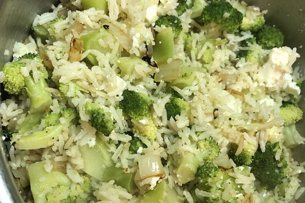 Brokkoli-Reis mit Feta von Emily2302 | Chefkoch