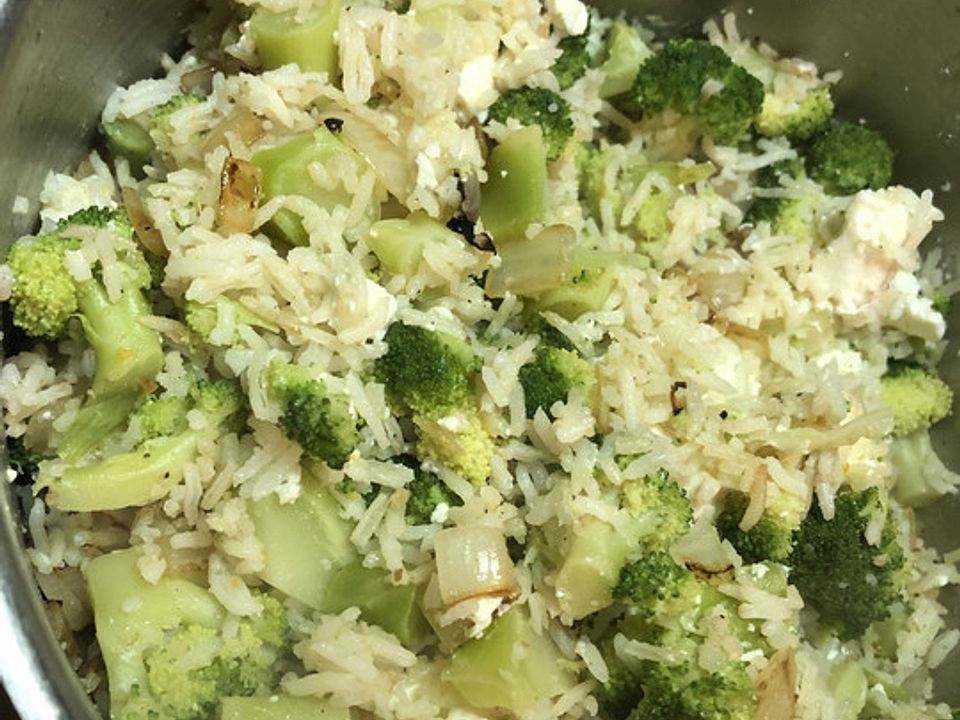 Brokkoli-Reis mit Feta von Emily2302 | Chefkoch