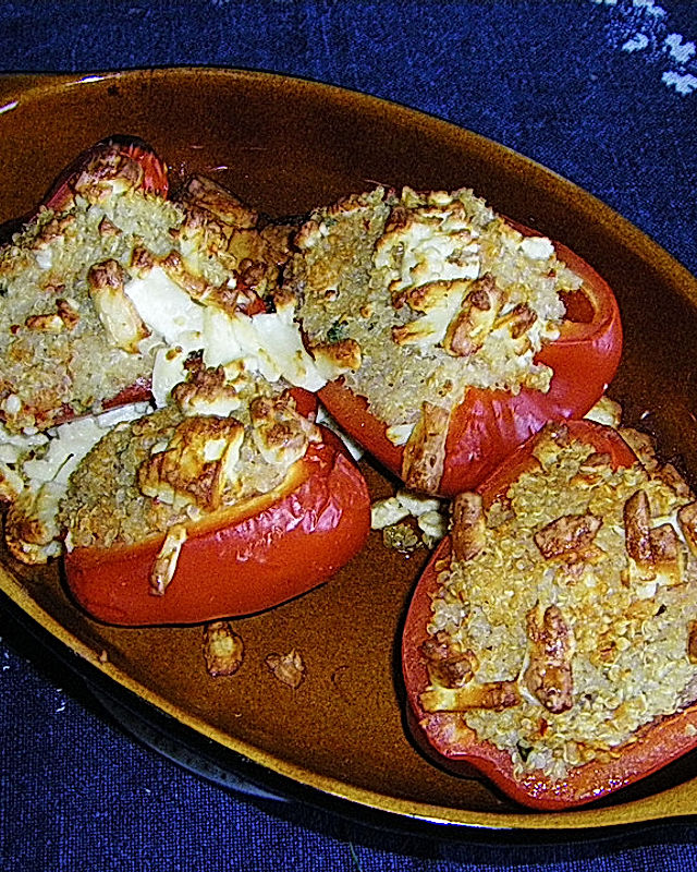 Gebackene Quinoa-Paprika