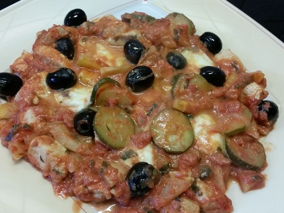 Oliven-Hähnchen mediterran von trishas-welt | Chefkoch
