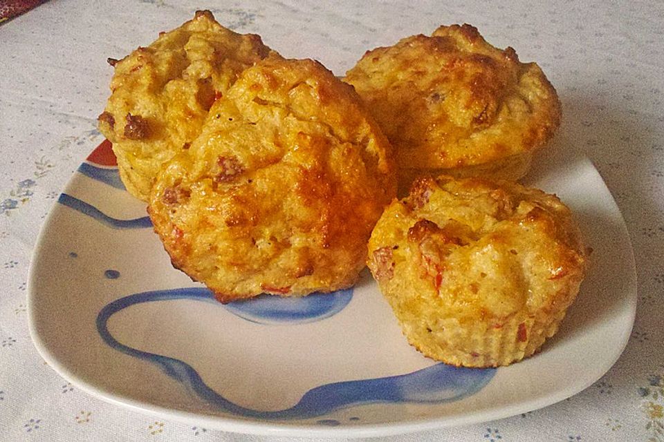 Schinken-Käse-Muffins Low Carb