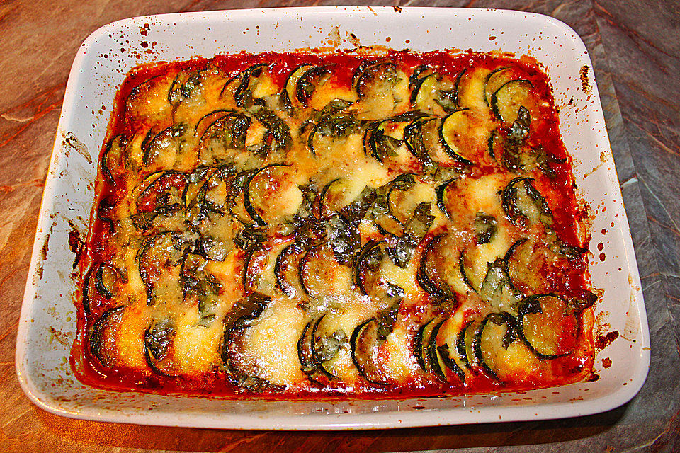 Zucchini Parmigiana