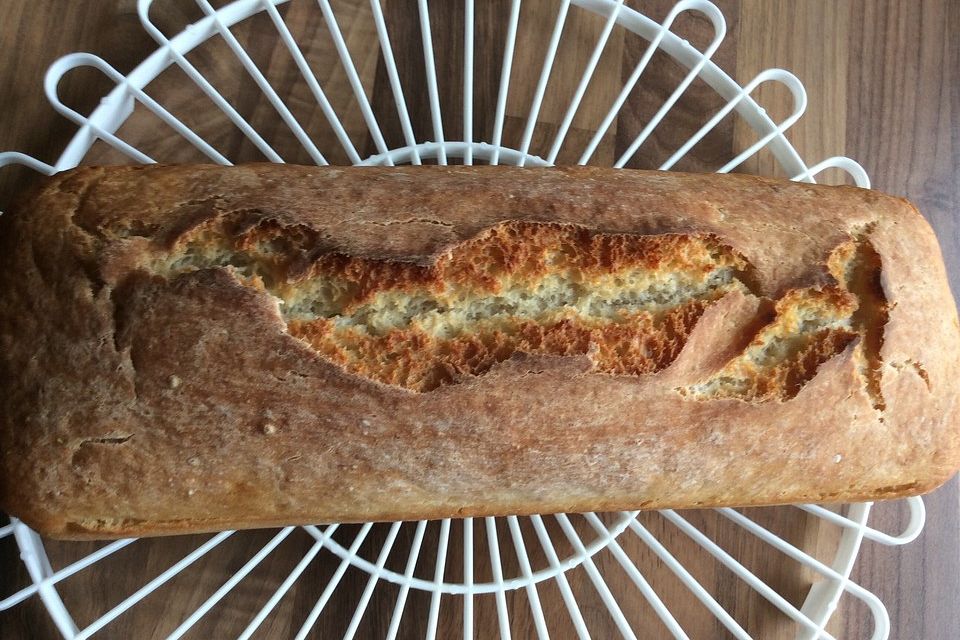 Italienisches Weißbrot ohne Kneten Italienisches Weißbrot ohne Kneten