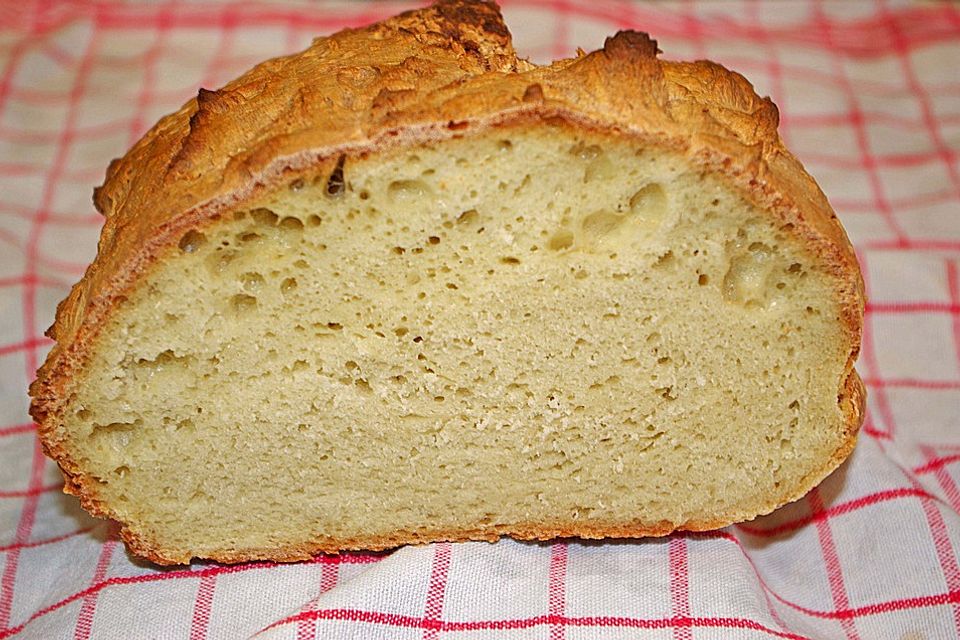 Italienisches Weißbrot ohne Kneten Italienisches Weißbrot ohne Kneten