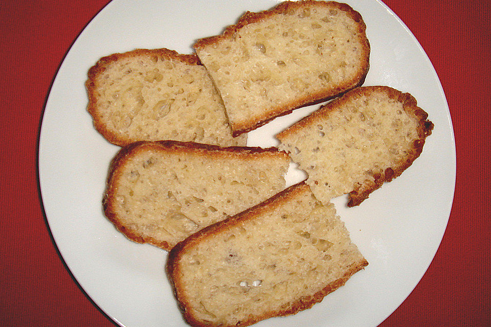 Italienisches Weißbrot ohne Kneten Italienisches Weißbrot ohne Kneten