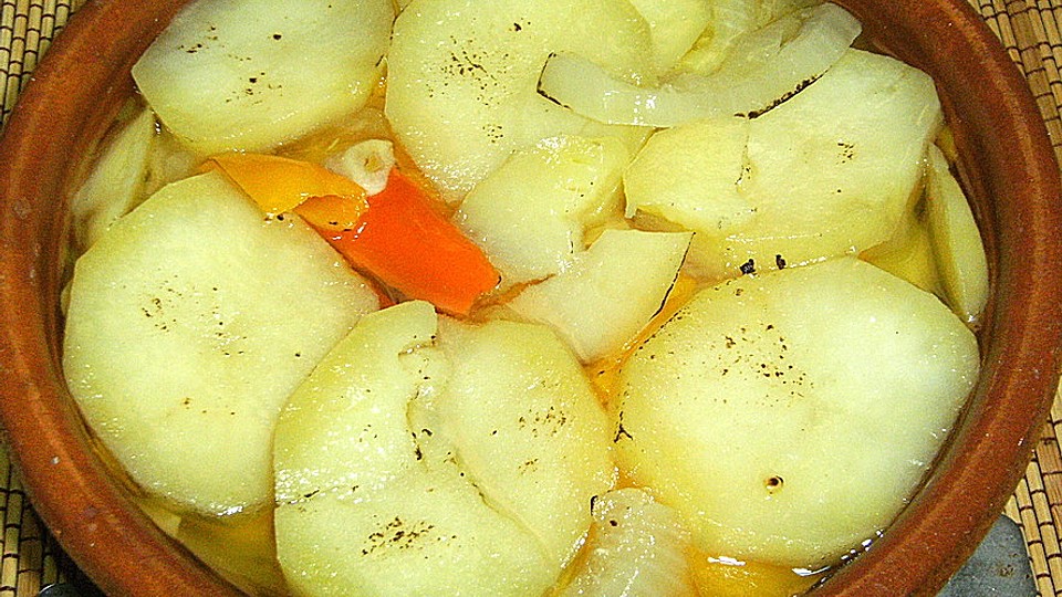 Patatas A Lo Pobre Arme Leute Kartoffeln Von Carco Chefkoch 