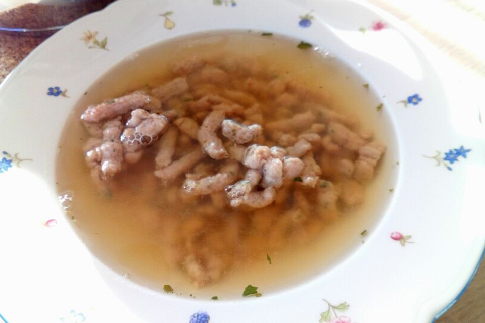 Brätspätzlesuppe Brätspätzlesuppe