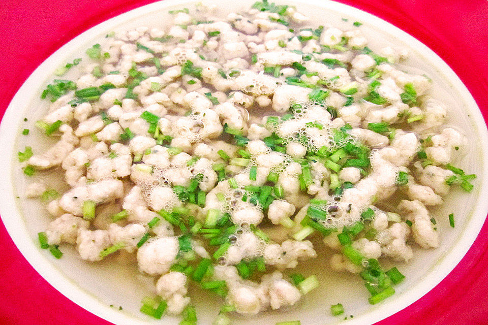 Brätspätzlesuppe Brätspätzlesuppe