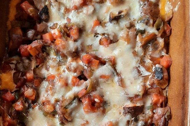 Gemüseauflauf mit Kartoffelpüree von Rumpel222| Chefkoch